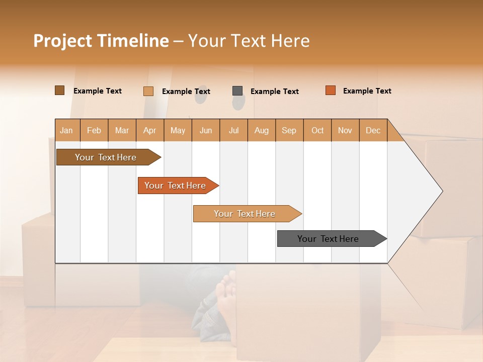A Person Sitting On The Floor Surrounded By Boxes PowerPoint Template