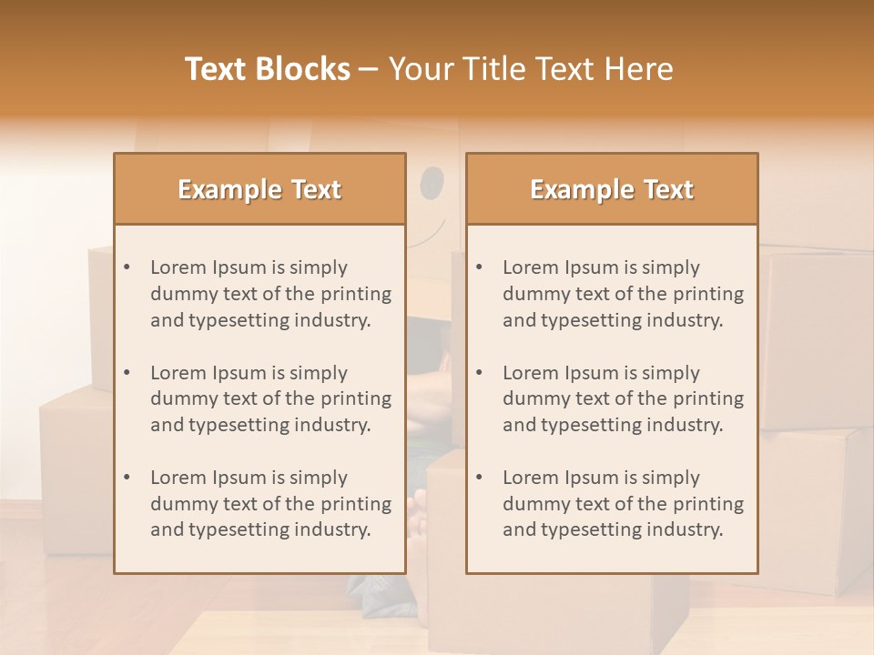 A Person Sitting On The Floor Surrounded By Boxes PowerPoint Template