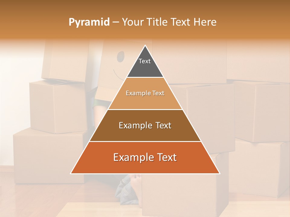 A Person Sitting On The Floor Surrounded By Boxes PowerPoint Template