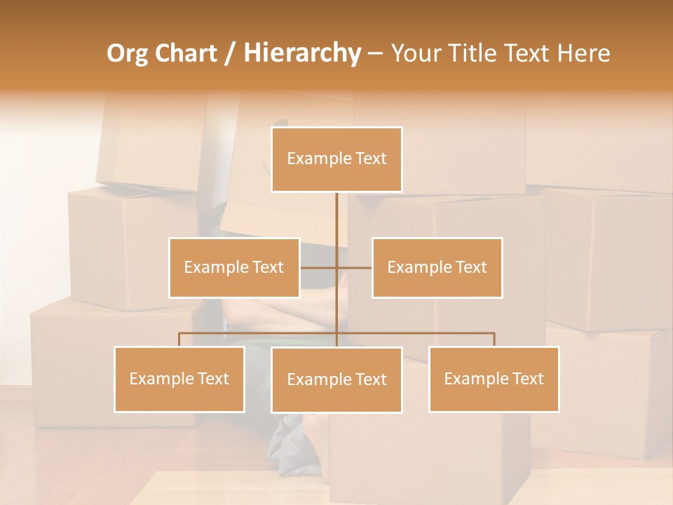 A Person Sitting On The Floor Surrounded By Boxes PowerPoint Template