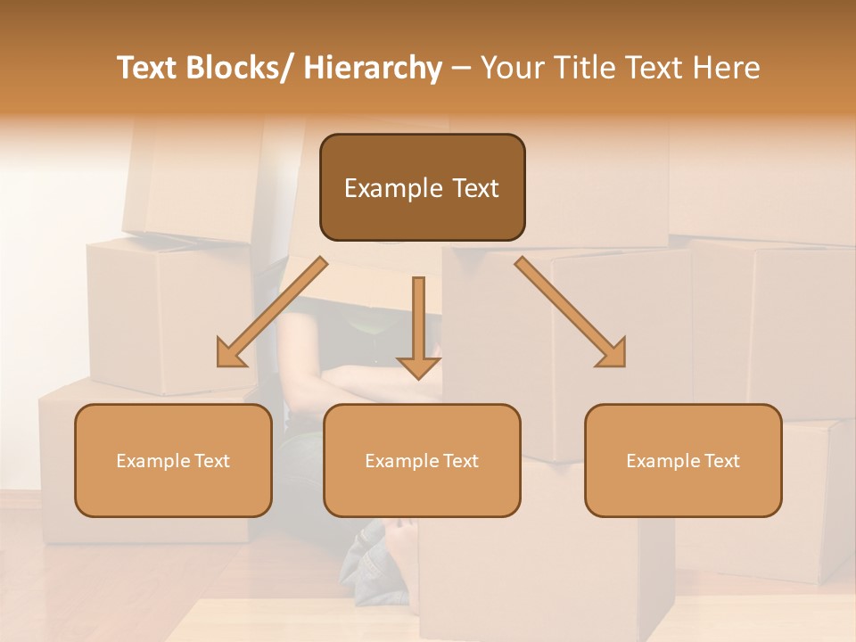 A Person Sitting On The Floor Surrounded By Boxes PowerPoint Template