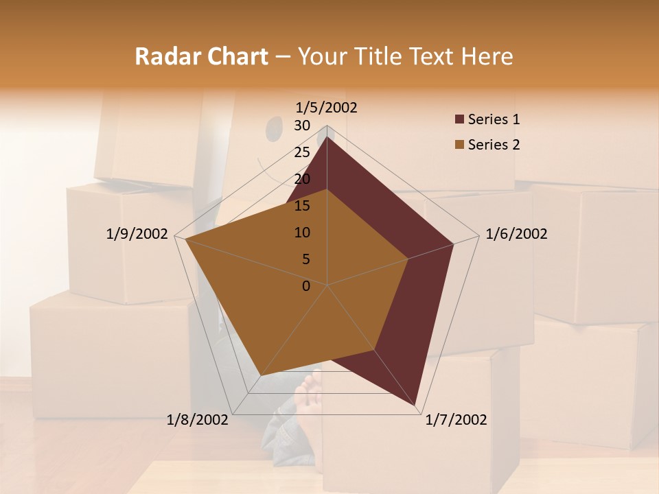 A Person Sitting On The Floor Surrounded By Boxes PowerPoint Template