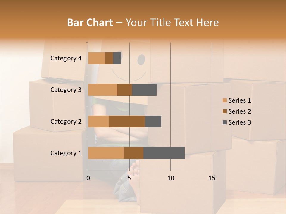 A Person Sitting On The Floor Surrounded By Boxes PowerPoint Template
