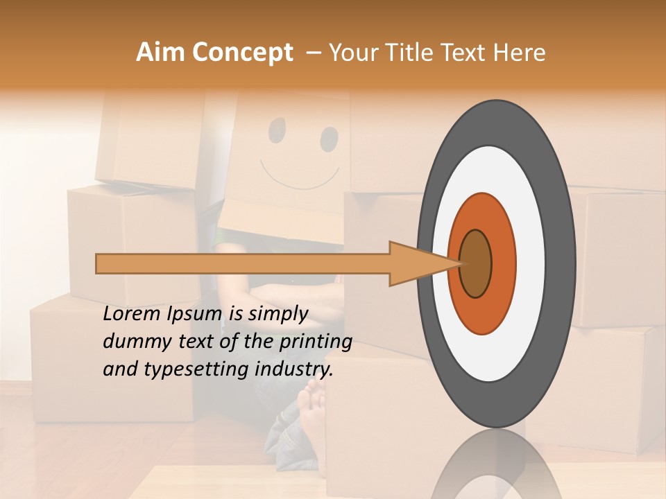 A Person Sitting On The Floor Surrounded By Boxes PowerPoint Template