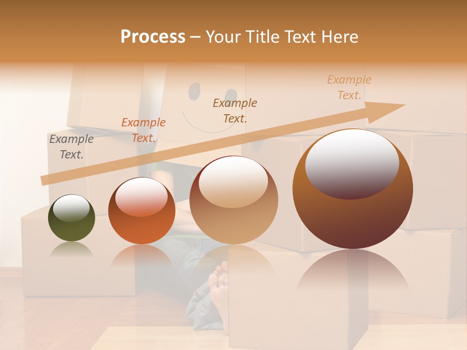 A Person Sitting On The Floor Surrounded By Boxes PowerPoint Template