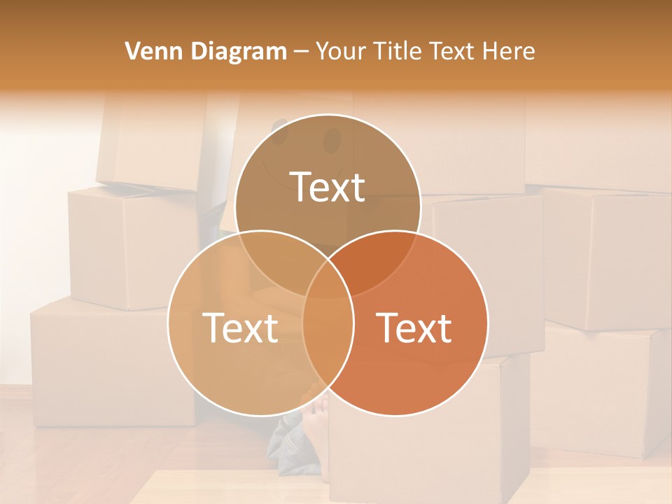 A Person Sitting On The Floor Surrounded By Boxes PowerPoint Template