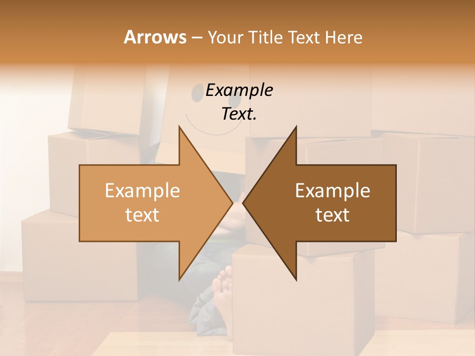 A Person Sitting On The Floor Surrounded By Boxes PowerPoint Template
