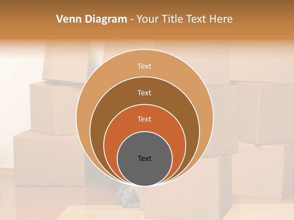 A Person Sitting On The Floor Surrounded By Boxes PowerPoint Template