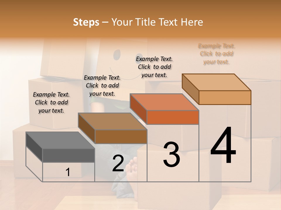 A Person Sitting On The Floor Surrounded By Boxes PowerPoint Template