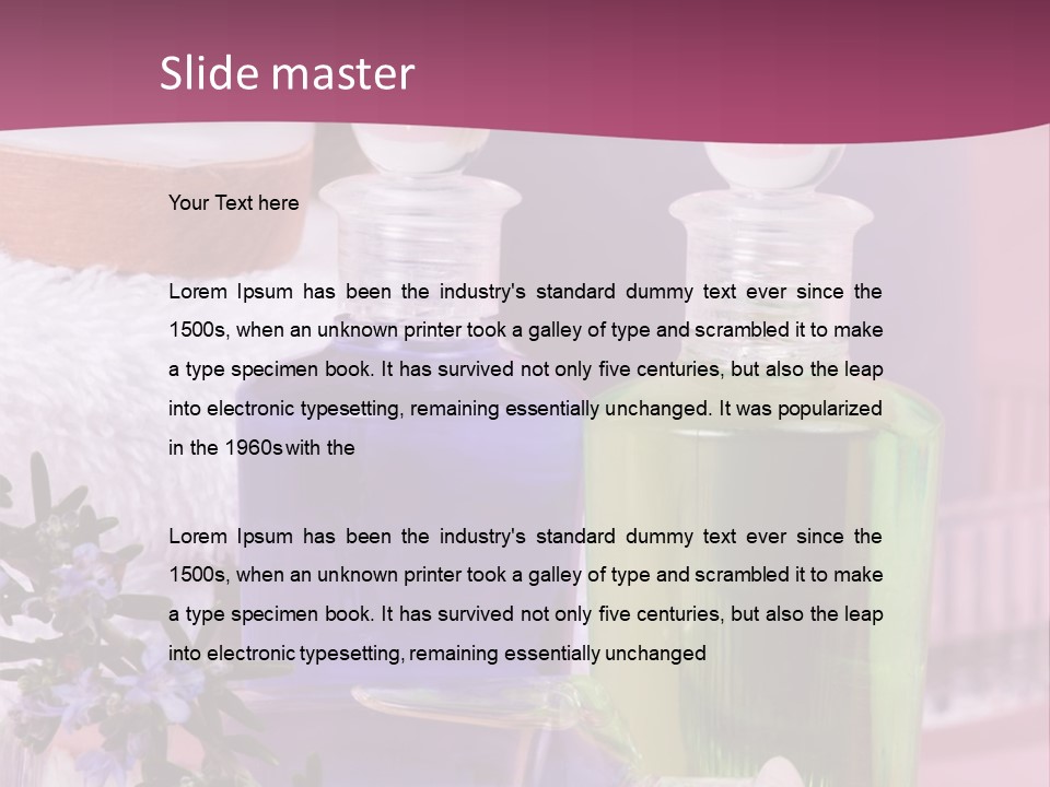 Cosmetics Products Powerpoint Template PowerPoint Template