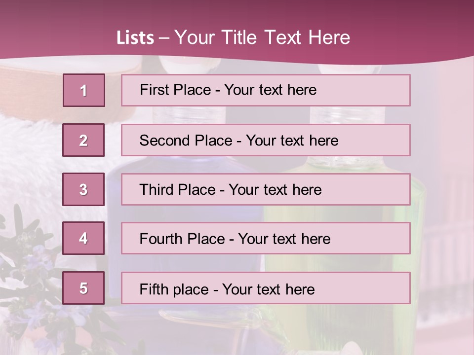 Cosmetics Products Powerpoint Template PowerPoint Template