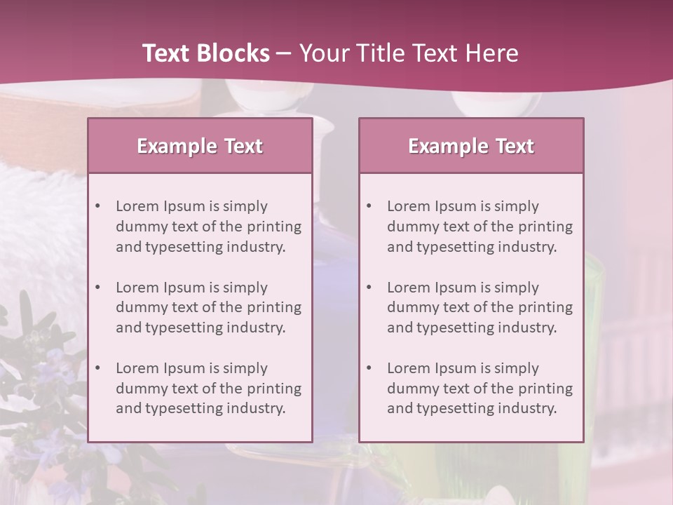 Cosmetics Products Powerpoint Template PowerPoint Template