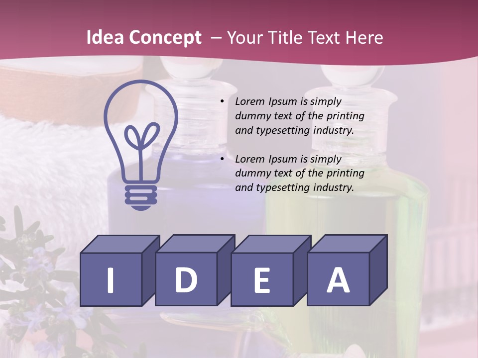 Cosmetics Products Powerpoint Template PowerPoint Template