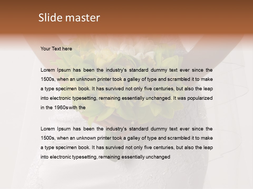 Handsome Happiness Mother PowerPoint Template