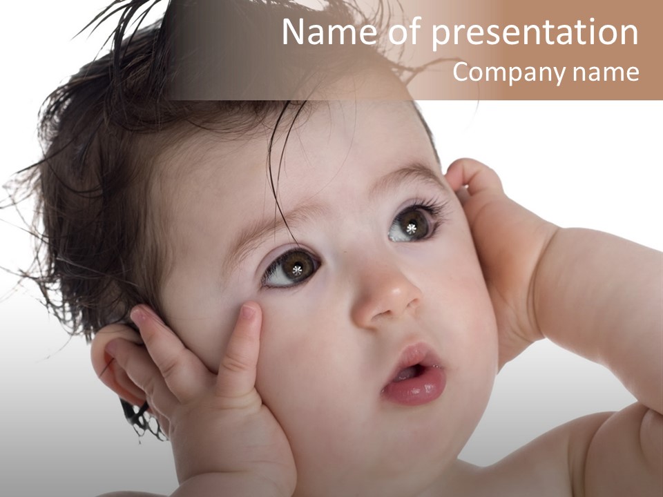 Handsome Happiness Mother PowerPoint Template