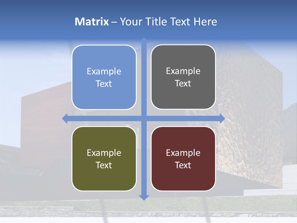 Window Sky Wall PowerPoint Template