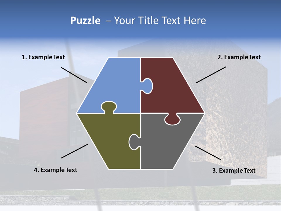 Window Sky Wall PowerPoint Template