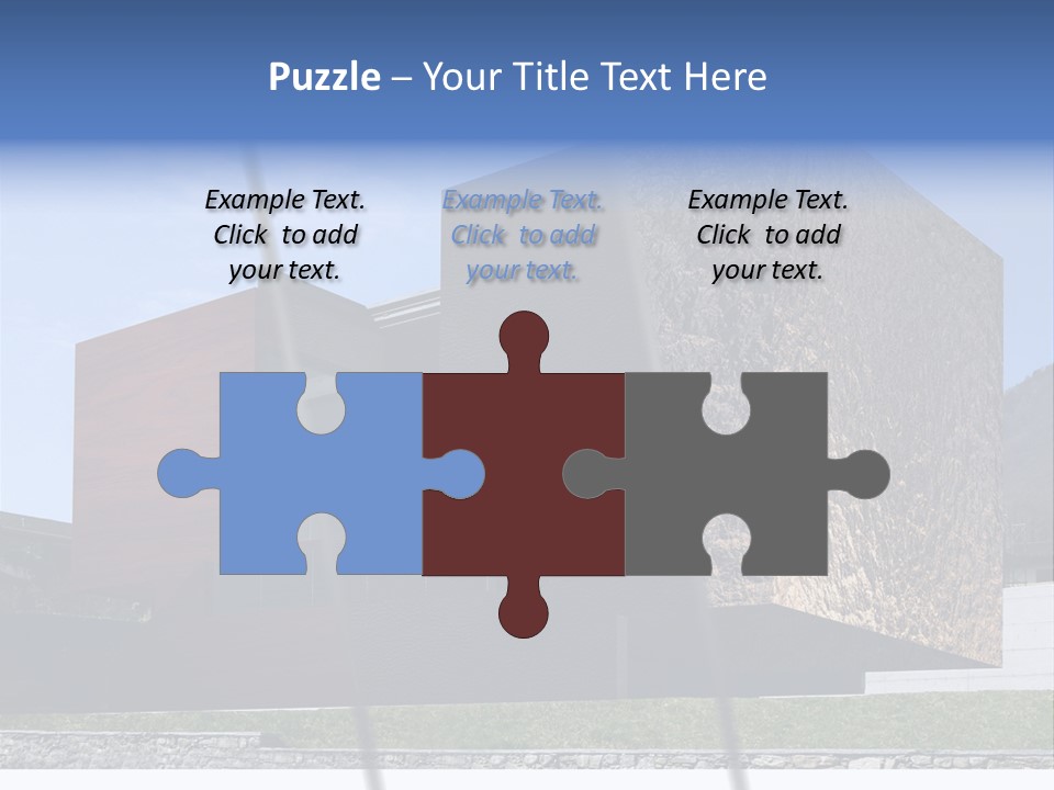 Window Sky Wall PowerPoint Template