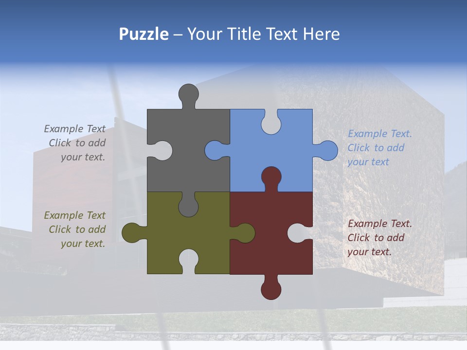 Window Sky Wall PowerPoint Template