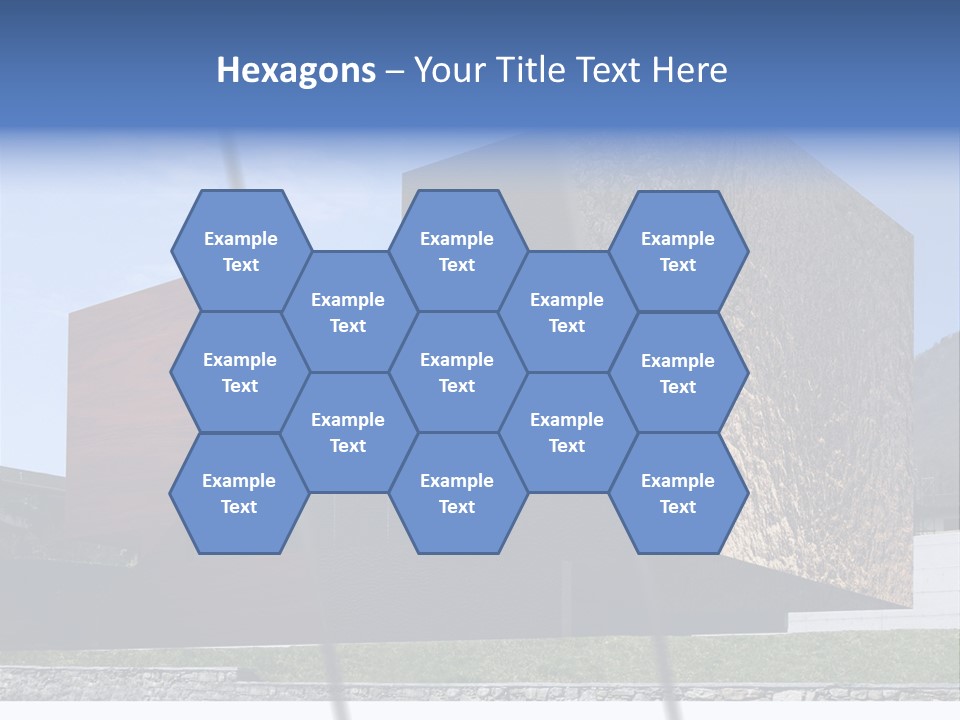 Window Sky Wall PowerPoint Template