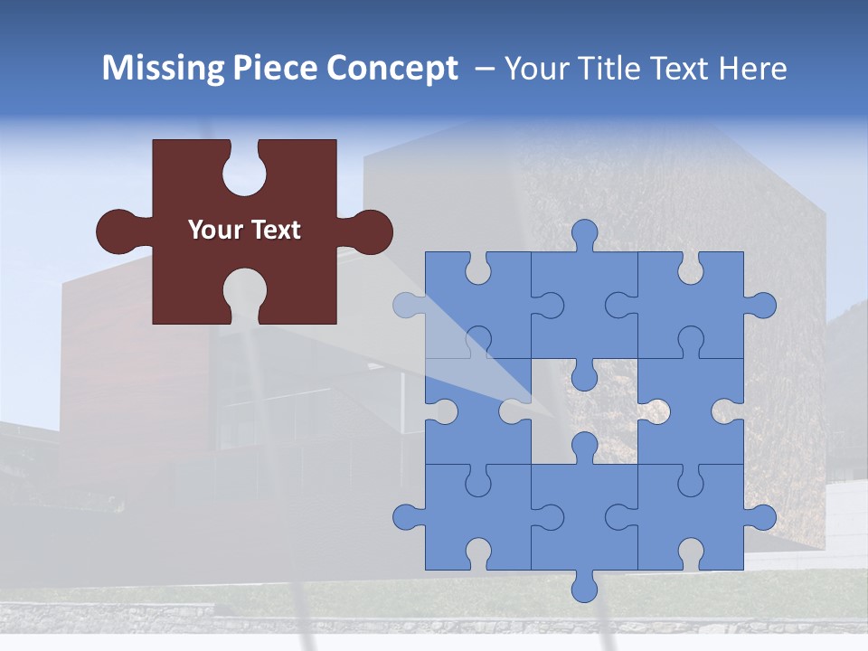 Window Sky Wall PowerPoint Template