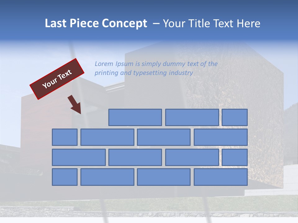 Window Sky Wall PowerPoint Template