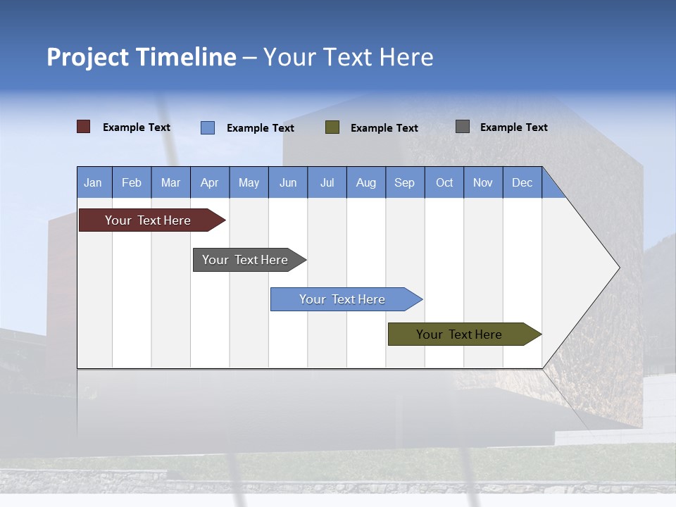 Window Sky Wall PowerPoint Template