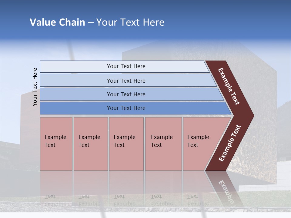 Window Sky Wall PowerPoint Template