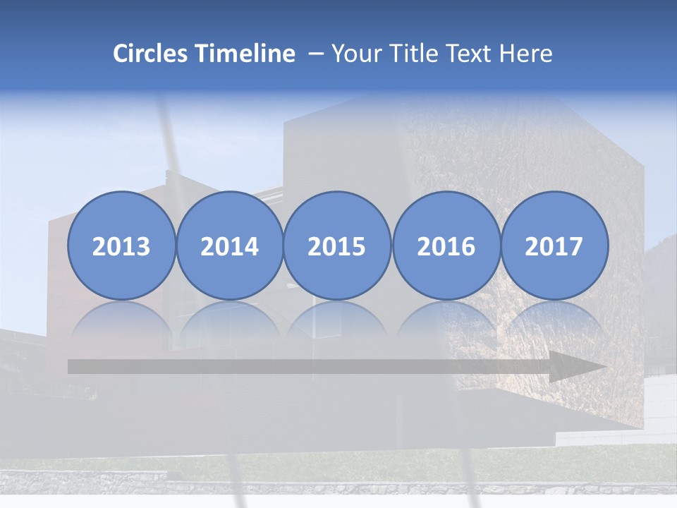 Window Sky Wall PowerPoint Template