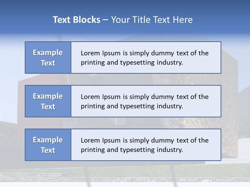 Window Sky Wall PowerPoint Template