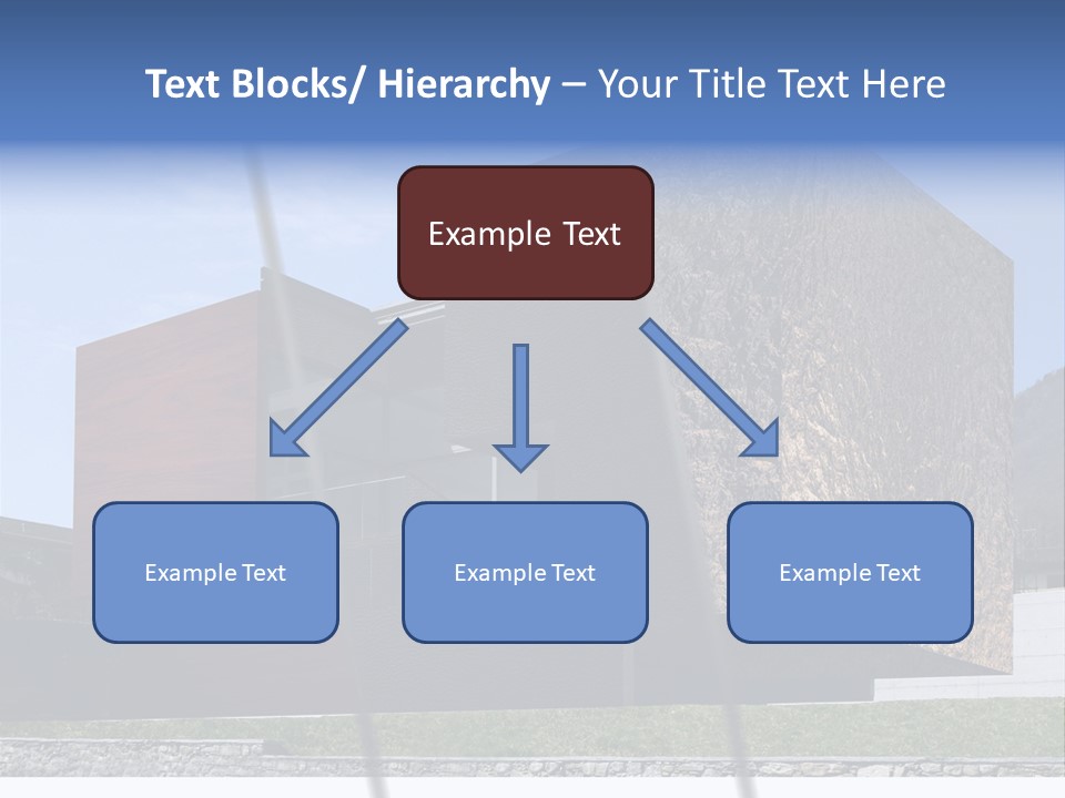 Window Sky Wall PowerPoint Template
