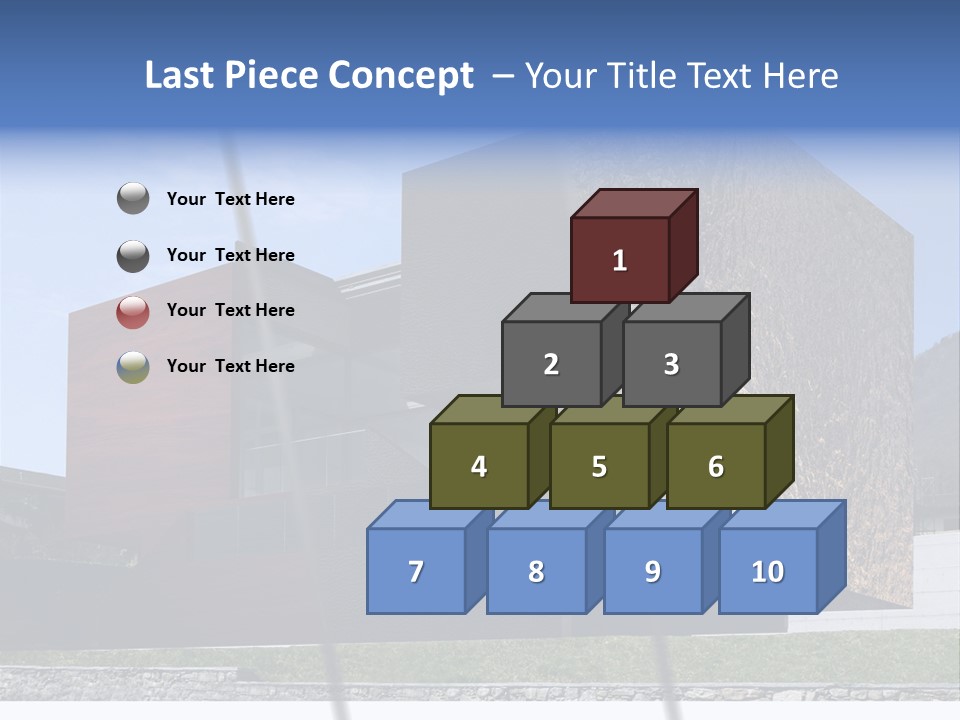 Window Sky Wall PowerPoint Template