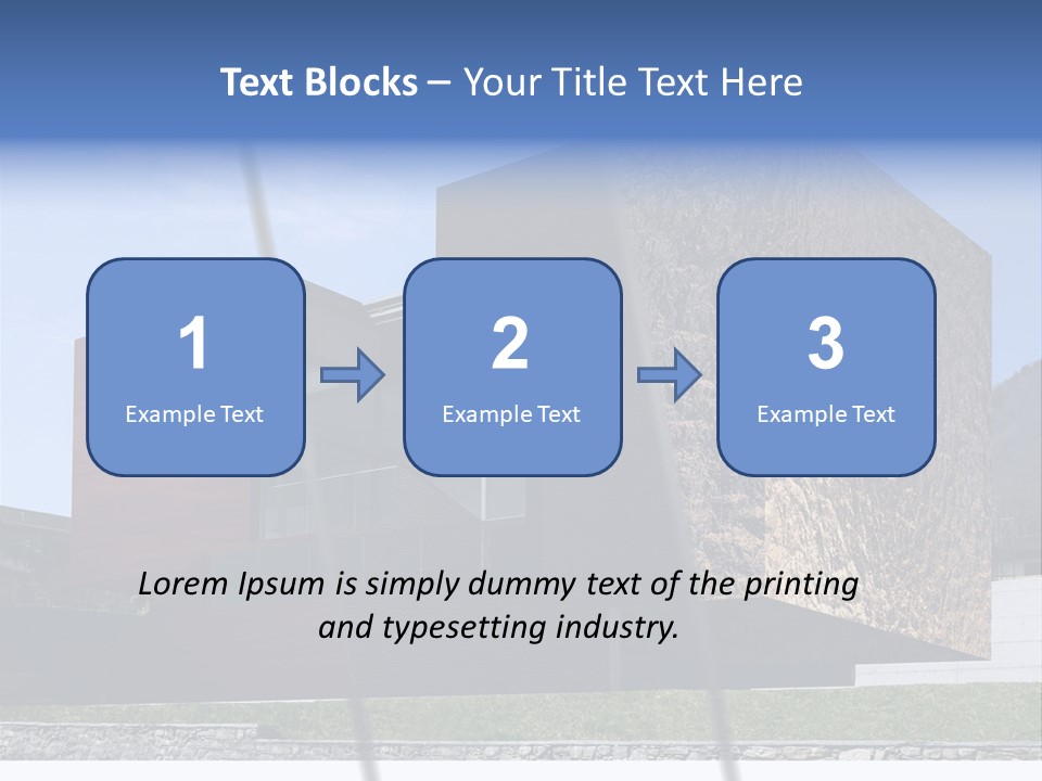 Window Sky Wall PowerPoint Template