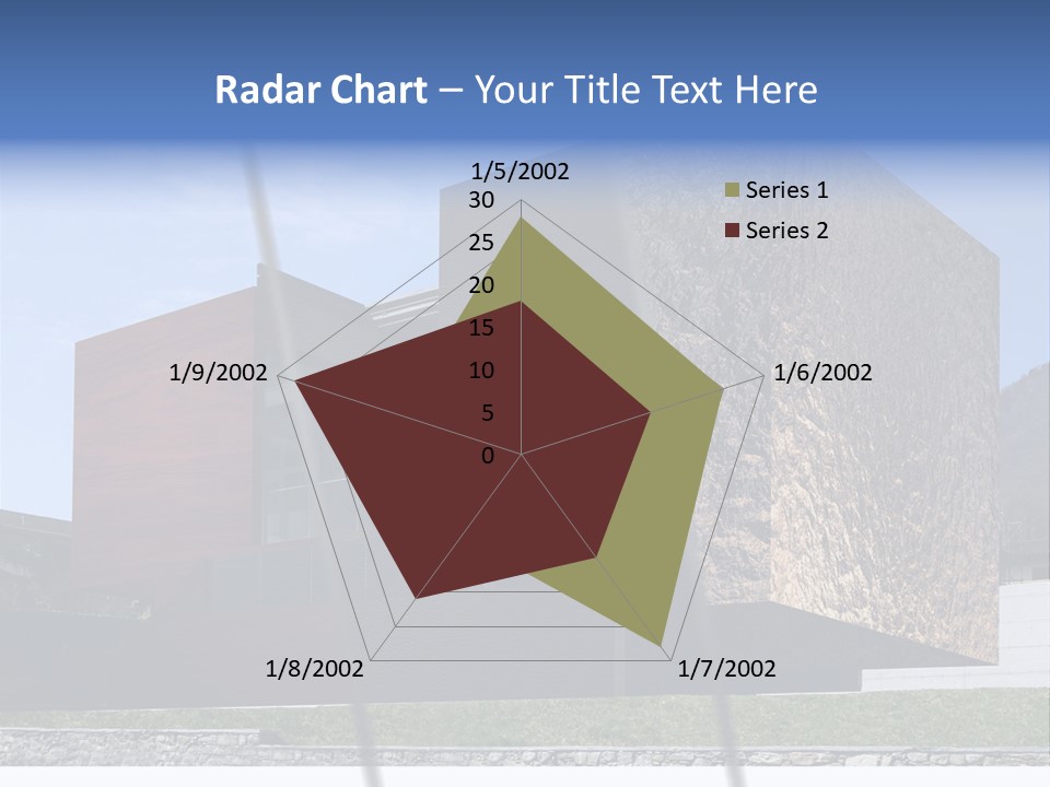 Window Sky Wall PowerPoint Template