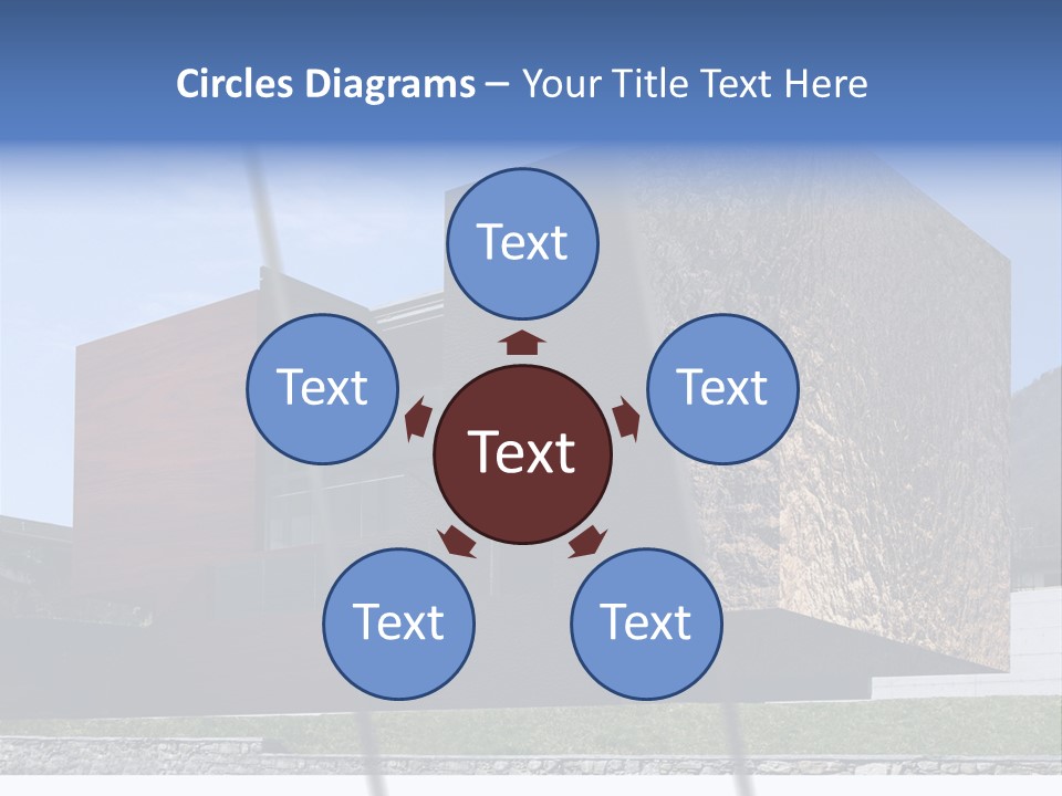 Window Sky Wall PowerPoint Template