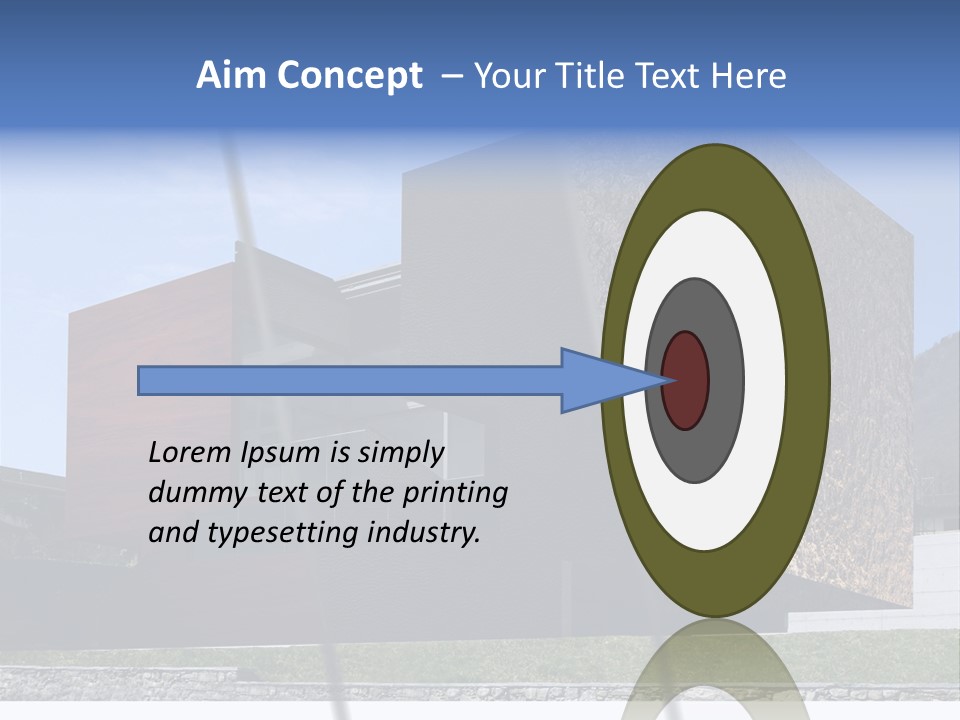 Window Sky Wall PowerPoint Template