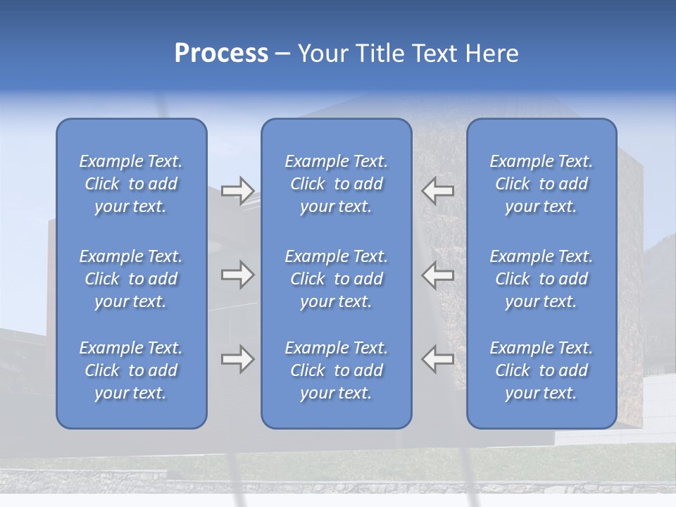 Window Sky Wall PowerPoint Template
