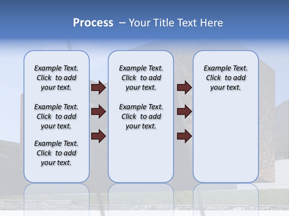 Window Sky Wall PowerPoint Template