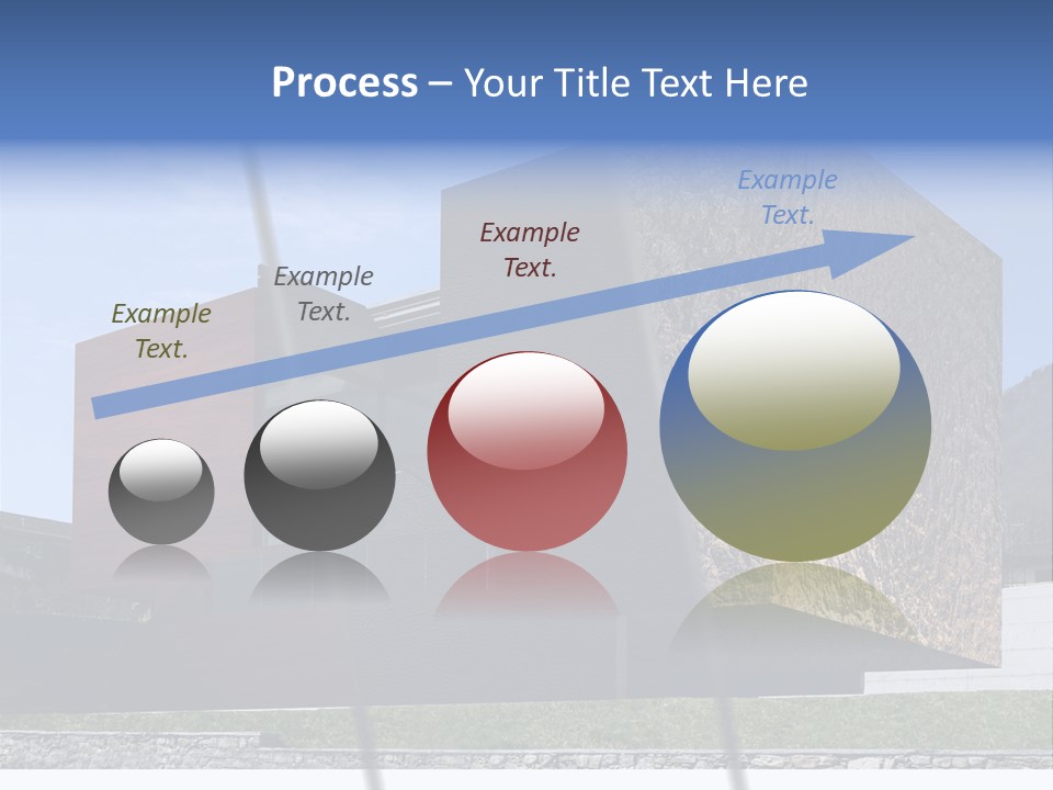 Window Sky Wall PowerPoint Template