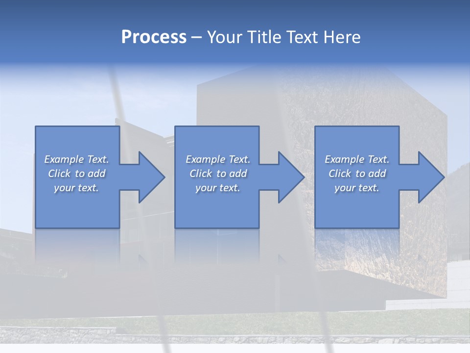Window Sky Wall PowerPoint Template