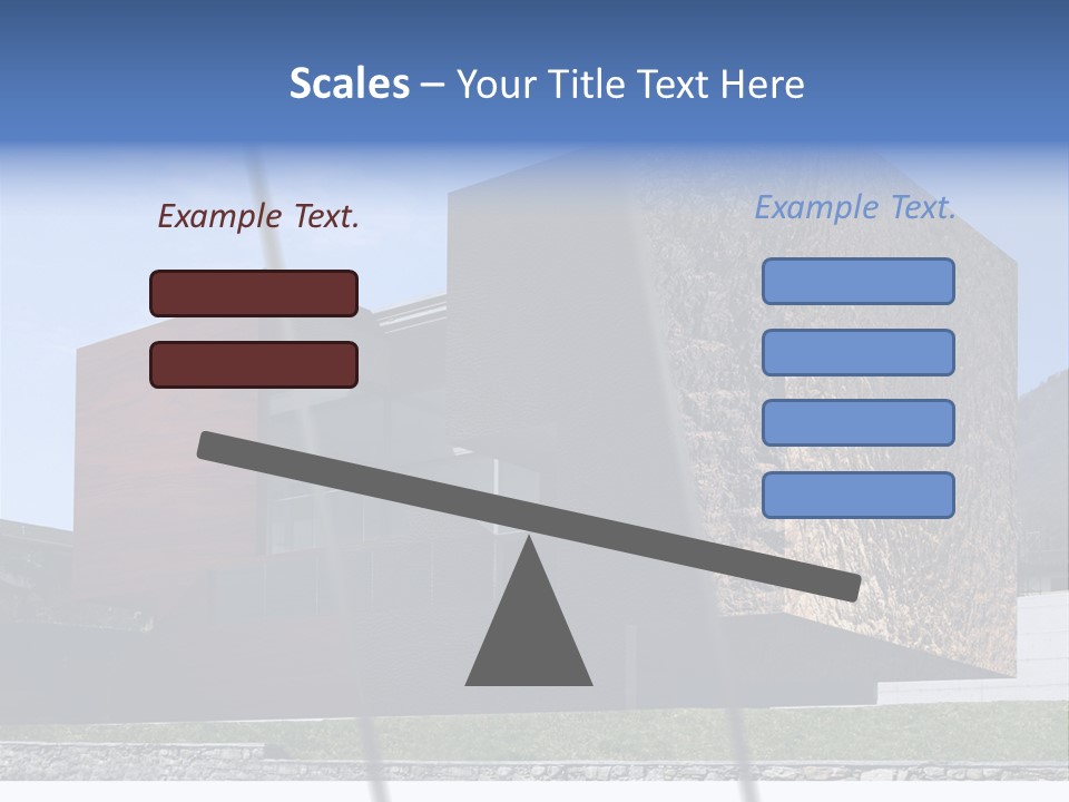 Window Sky Wall PowerPoint Template