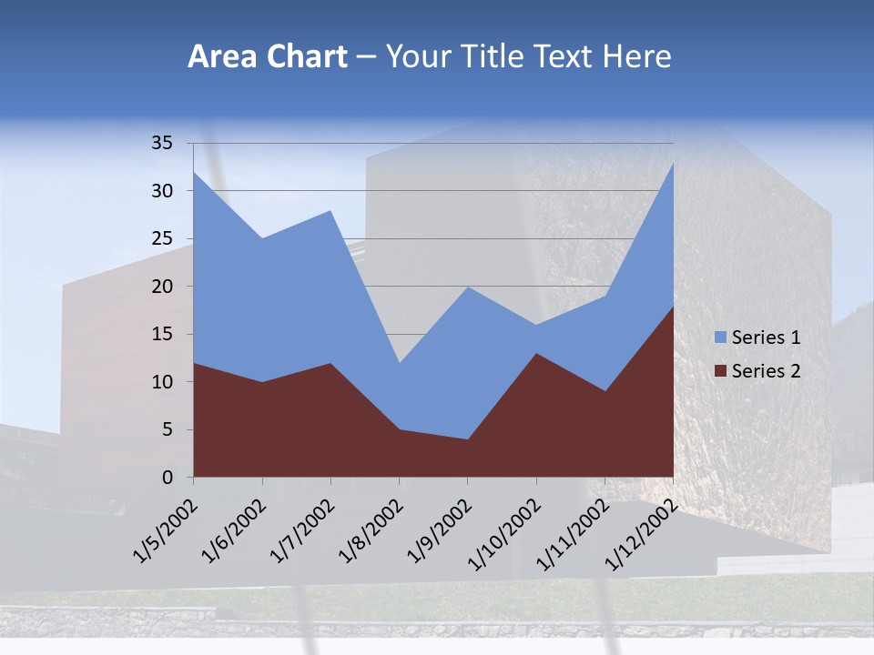 Window Sky Wall PowerPoint Template
