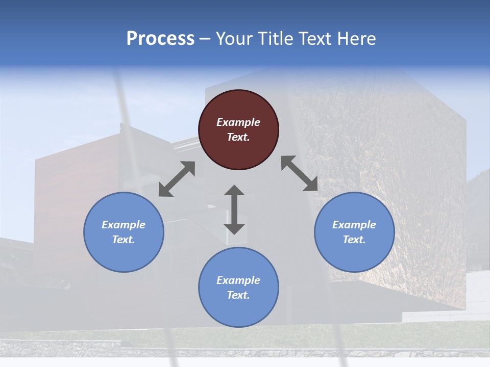 Window Sky Wall PowerPoint Template