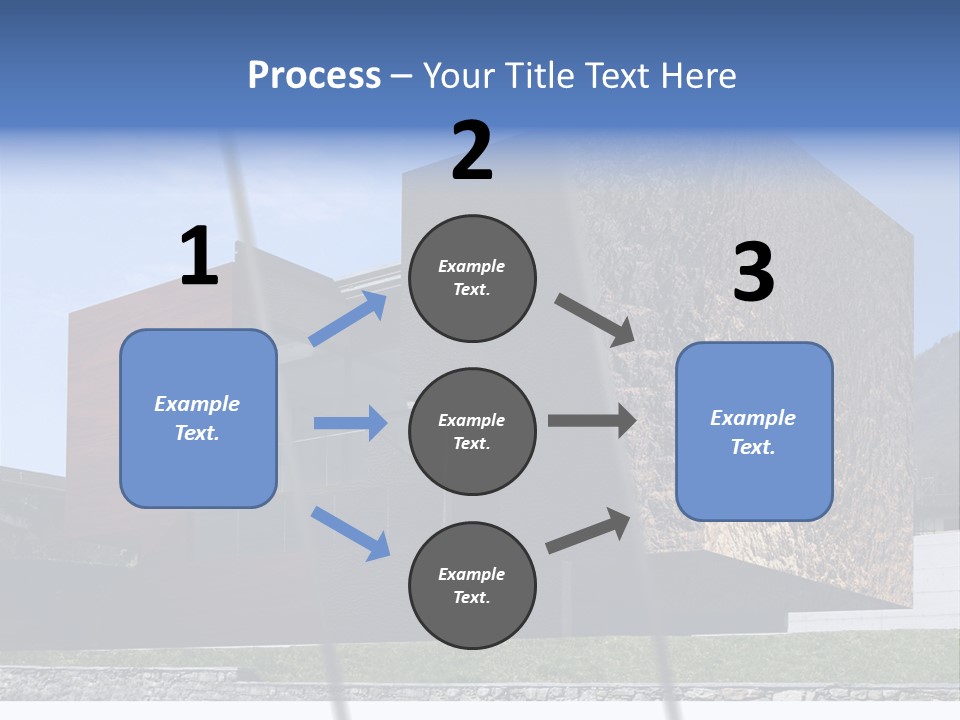Window Sky Wall PowerPoint Template