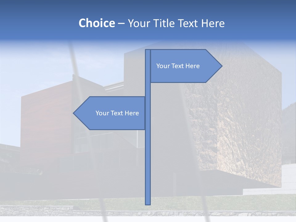 Window Sky Wall PowerPoint Template