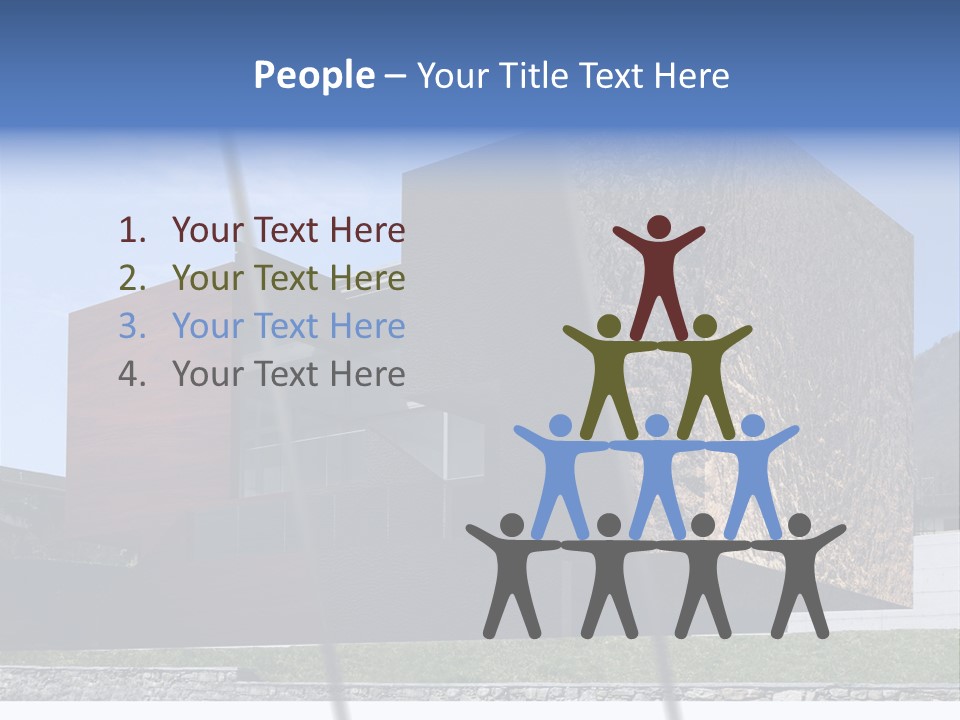 Window Sky Wall PowerPoint Template