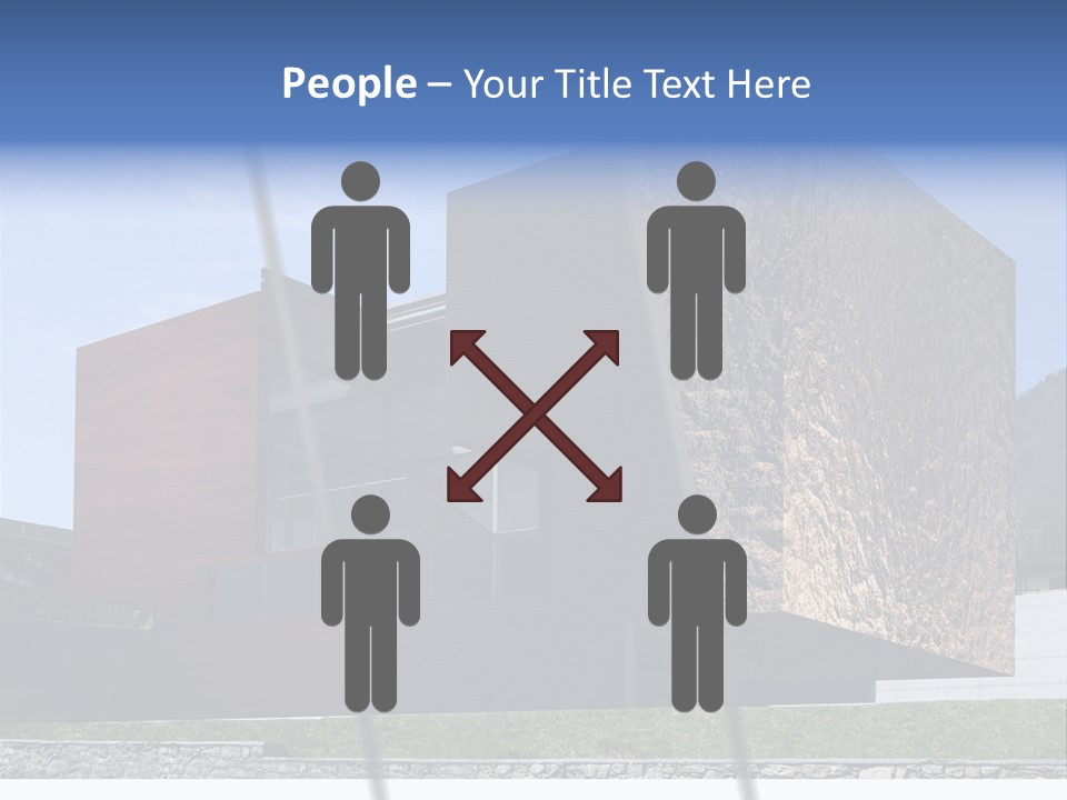 Window Sky Wall PowerPoint Template