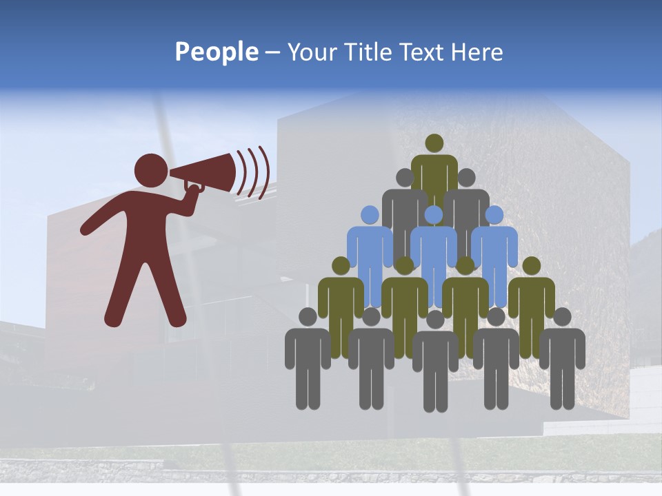 Window Sky Wall PowerPoint Template