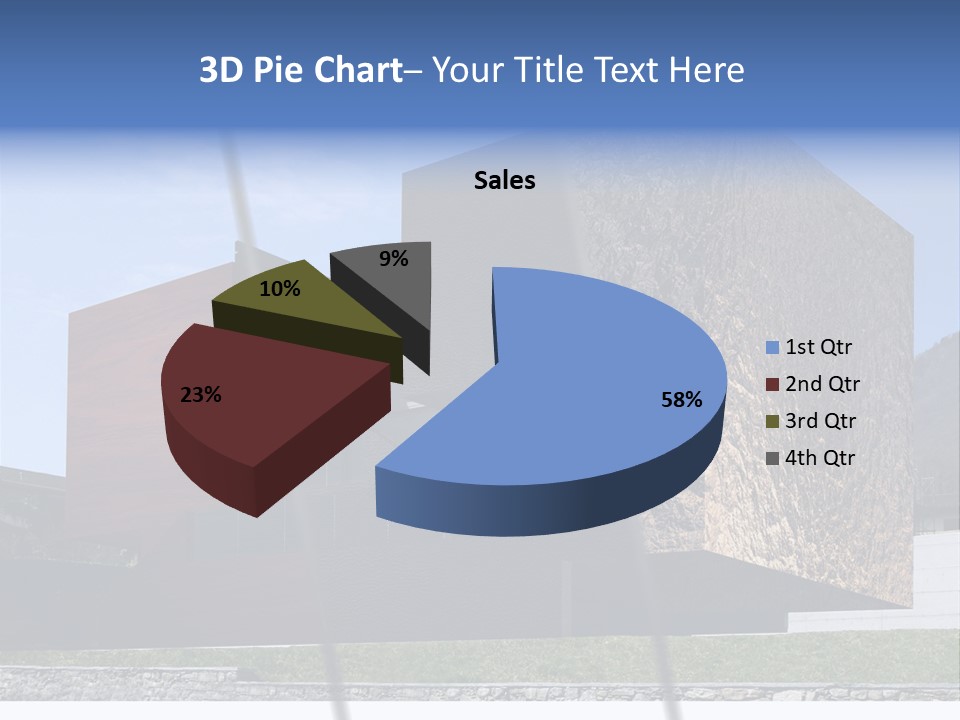 Window Sky Wall PowerPoint Template