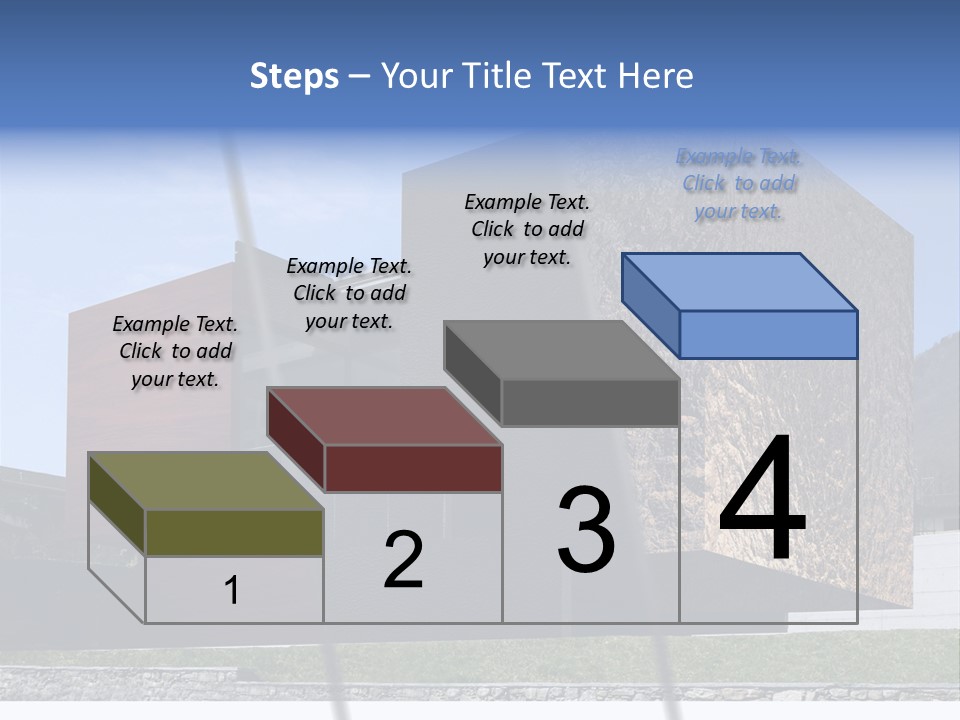 Window Sky Wall PowerPoint Template